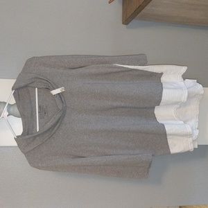 Neon Buddha cowl neck top